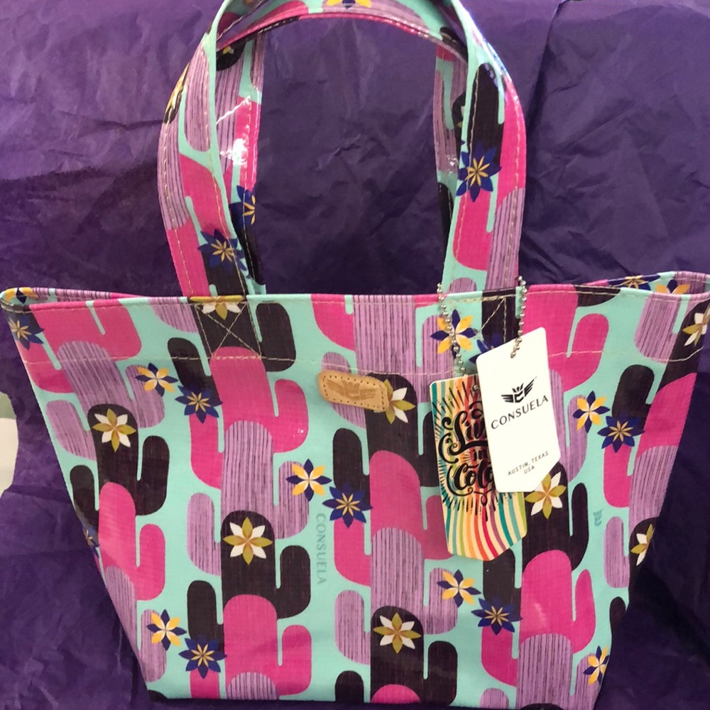 Consuela small tote w/cactus